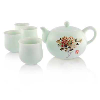 Double Peony Tea Set